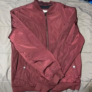 Old Navy Bomber Jacket Maroon
